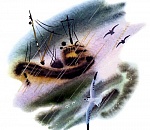 Под Астраханью двое охотников оказались в плену стихии