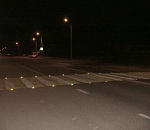 На федеральных трассах Астраханской области появились светящиеся пешеходные переходы