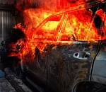 Под Астраханью сгорел сельский автосервис