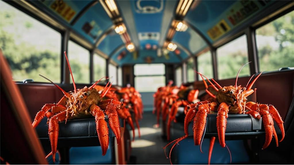 В автобусе «Астрахань-Волгоград» обнаружили 127 килограммов живых раков