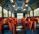 В автобусе «Астрахань-Волгоград» обнаружили 127 килограммов живых раков