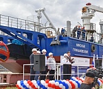 Астраханские корабелы спустили на воду «Николая Гричановского»