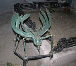 В Астрахани установили памятник комару