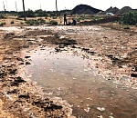 Вместо розлива нефтепродуктов у астраханского поселка Росприроднадзор нашел следы стока канализации 