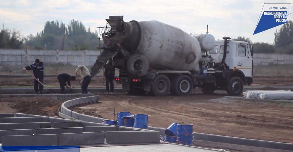 В астраханском поселке до конца года откроют новую спортплощадку