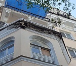 На астраханскую собаку обрушился кусок исторического балкона