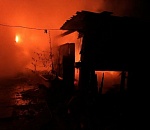 Ночной пожар в Болхунах охватил 150 квадратных метров 