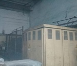 В Астрахани сгорела трансформаторная будка 