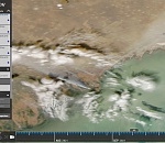 Астраханцы, дышите глубже! Тростниковый пожар в Казахстане потушен, но теперь горит в Лагани