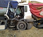 Снимки страшной аварии с погибшим на астраханской трассе