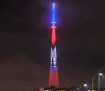 Астраханская телебашня засветилась по-новому