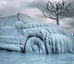 В Астрахани передают штормовое предупреждение об аномальном холоде