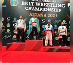 Астраханец стал обладателем бронзы на Чемпионате мира по борьбе на поясах