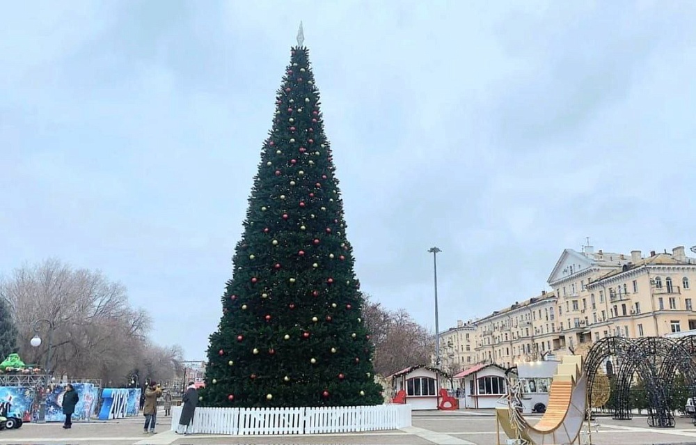  Главная елка Астрахани зажжется сегодня