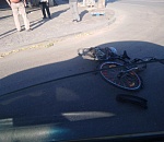 Водитель такси сбил пожилого велосипедиста на пешеходном переходе в Астрахани 