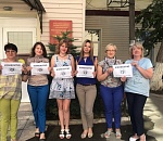 Астраханские медики поучаствовали во флешмобе против курения