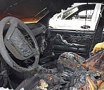 В Астраханской области сгорела маршрутка