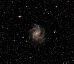 Астраханец запечатлел галактику с самой большой активностью вспышек сверхновых звезд