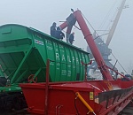 Перевалка туркменских удобрений организована на станции Трусово в Астрахани