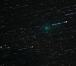 В небе над Астраханью заметили зелёную комету 