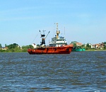 Исследовательское судно сняли с мели под Астраханью