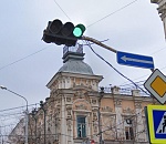 Светофор рядом с Шарлау оперативно починили по просьбе жителей