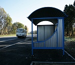 В Астрахани на остановке третий день разлагается труп собаки