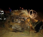 От Мерседеса не осталось ничего: полиция выясняет, кто устроил смертельное ДТП под Астраханью