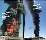На астраханском заводе томатной пасты страшный пожар