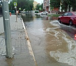 Центр Астрахани снова затопило