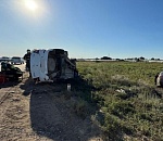 Под Астраханью столкнулись иномарки. Один водитель погиб, другой госпитализирован
