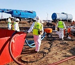 На станции Астрахань-2 «разлилась» цистерна с нефтью