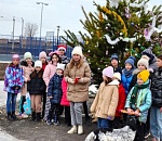 В первые январские дни в Астрахани вандалы жгли мусорные баки и сломали новогоднюю елку в сквере