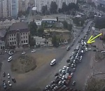 Астрахань встала в пробках