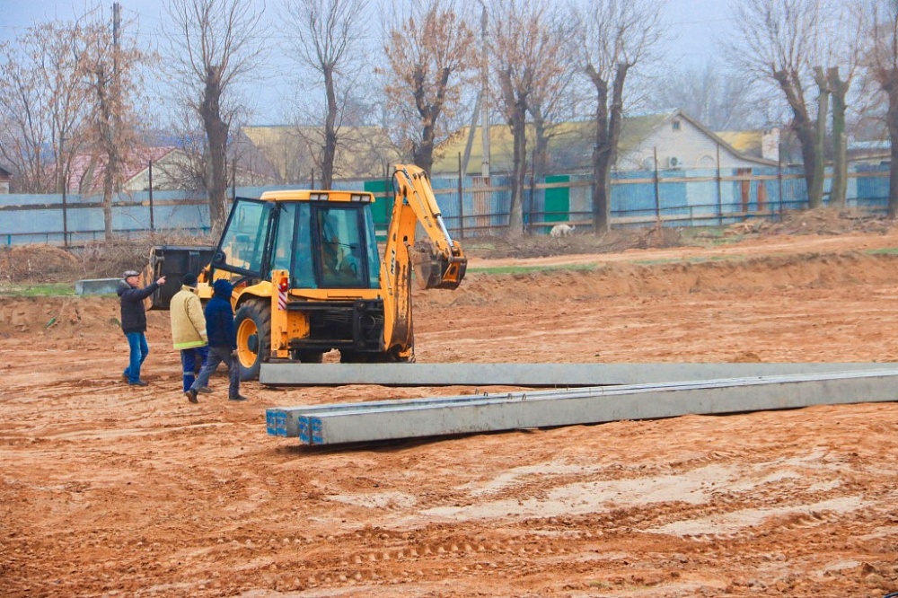 Под Астраханью началось строительство нового корпуса лиманской школы на 675 мест