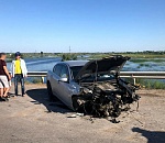 Стали известны подробности аварии на Белом Ильмене, где Skyline с абхазскими номерами чуть не улетел в реку