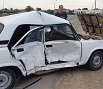 Под Астраханью пять человек, включая детей, пострадали в ДТП