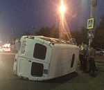 Опрокинувшаяся в Астрахани маршрутка ехала по своим делам