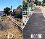 В астраханском селе благоустроили аллею памяти