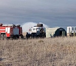 В Казахстане все еще горит, астраханцев предупреждают о запахе гари