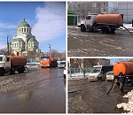 У храма Владимира в Астрахани мощнейший потоп 