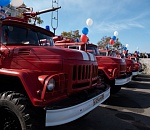 В Нижнем Баскунчаке добровольная пожарная дружина спустя 5 лет наконец получила собственный пожарный автомобиль