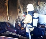 В вечернем пожаре в Астрахани пострадал пожилой мужчина