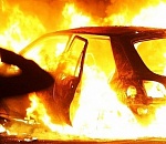 В Астрахани за ночь сгорели два автомобиля