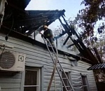 Пожар в Ленинском районе Астрахани тушили полтора часа