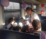  Астраханским школьникам устроили праздник в электричках