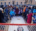 На площади Ленина прошел второй этап Дня зимних видов спорта