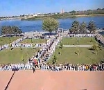 Во флешмобе ко Дню Победы приняли участие около полутора тысяч юных астраханцев