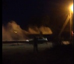 Соцсети: в Астрахани сгорел мусоровоз