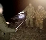 Под Астраханью задержали браконьера с 23-метровой ставной сетью
